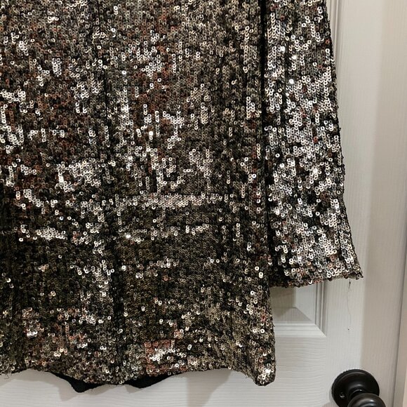 Free People Gold Sequin Dress - Picture 4 of 8